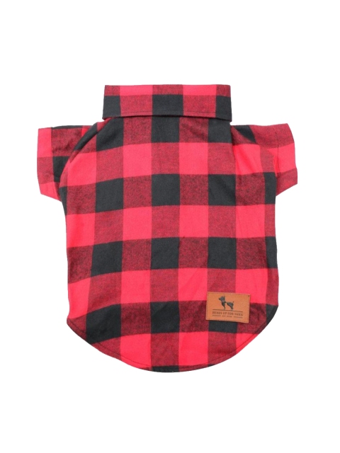 

Heads Up For Tails Red & Black Checked Dog Shirt
