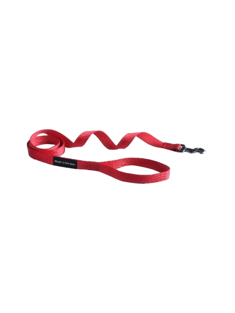

Heads Up For Tails Red Self Design Essentials Dog Leash