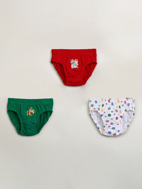 

max Boys Pack Of 3 Basic Briefs W18FIN03, White