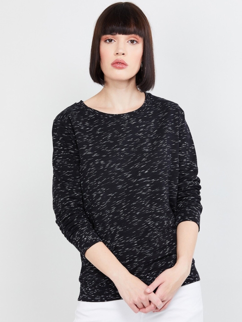 

max Women Black Solid Top