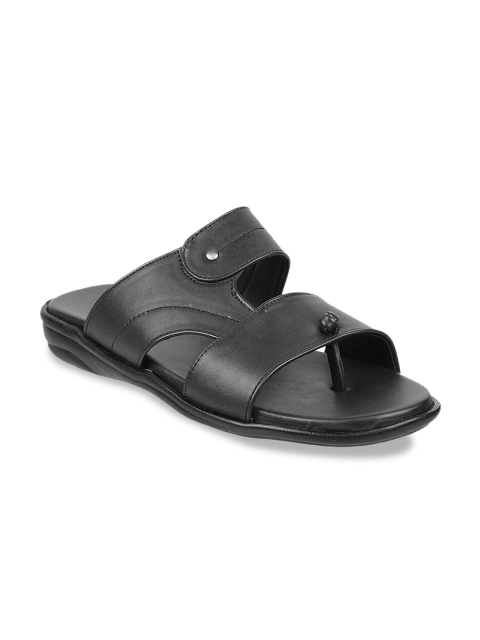 

WALKWAY Men Black Comfort Sandals