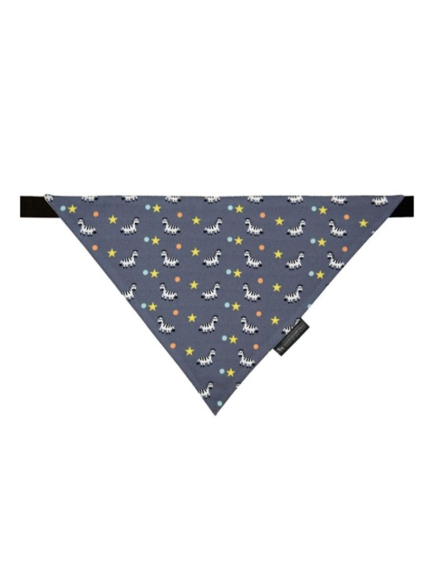 

Heads Up For Tails Charcoal Grey & White Zebra Print Dog Bandana
