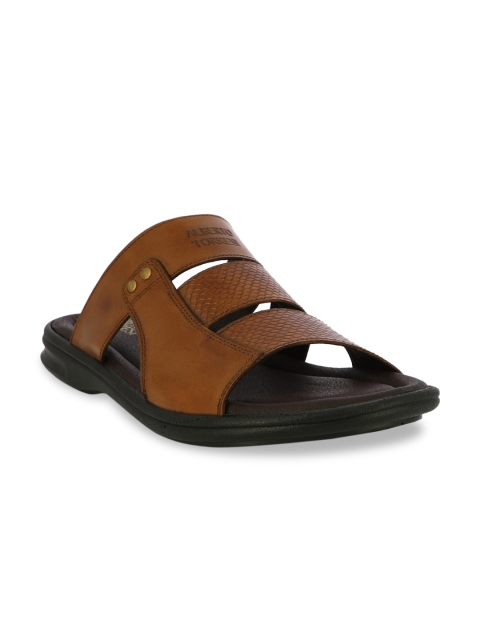 

Alberto Torresi Men Tan Brown Sandals
