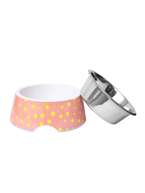 

Heads Up For Tails Peach-Coloured Candy Sunshine Dog Bowl