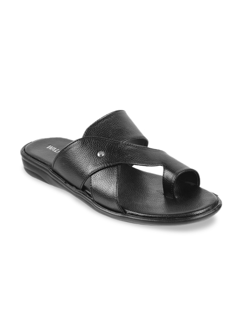 

WALKWAY Men Black Comfort Sandals