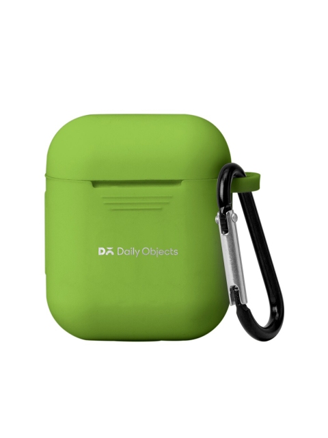 

DailyObjects Unisex Green Silicone Airpods Case Cover