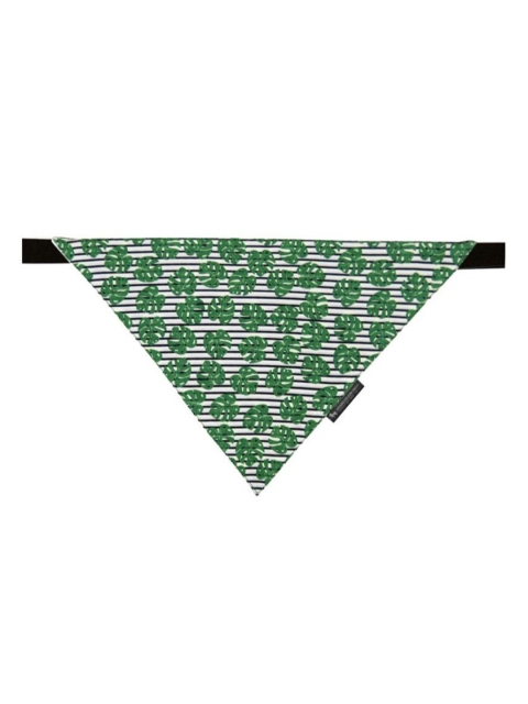 

Heads Up For Tails White & Green Leaf Print Dog Bandana