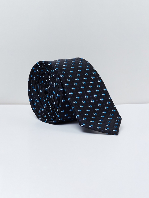 

max Men Blue Printed Broad Tie