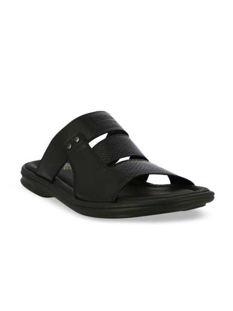

Alberto Torresi Men Black Sandals