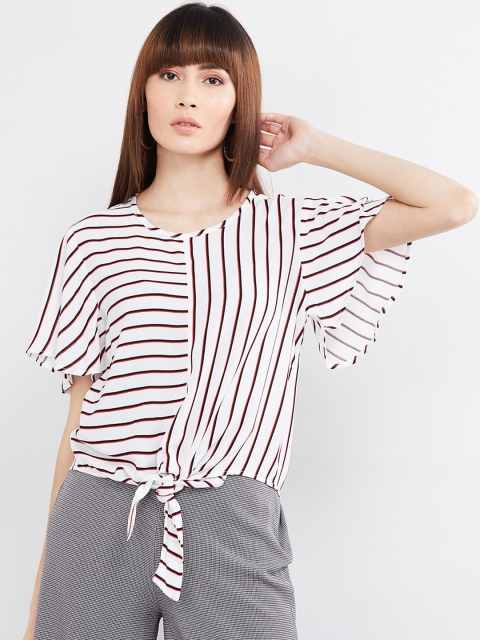 

max Women Off-White Printed Top