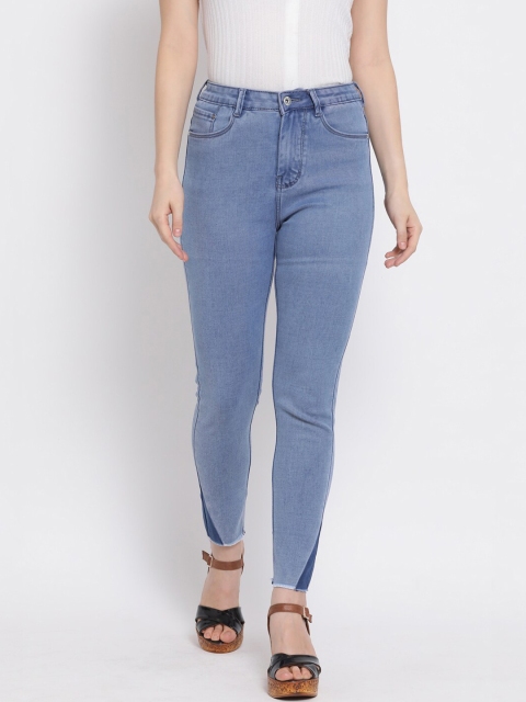 

Code 61 Women Blue Skinny Fit High-Rise Clean Look Stretchable Jeans