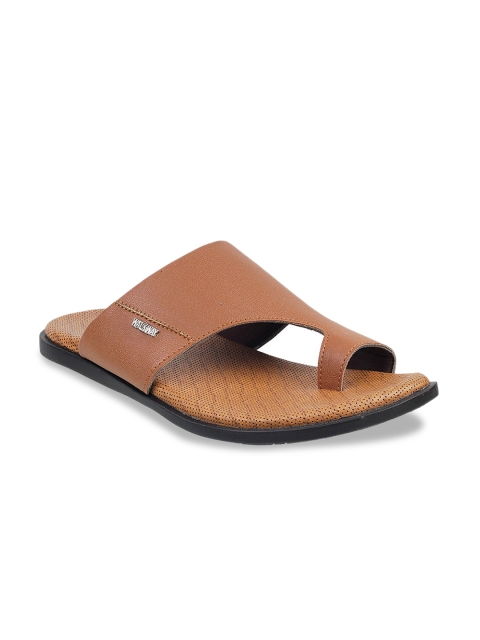 

WALKWAY Men Tan Brown Comfort Sandals