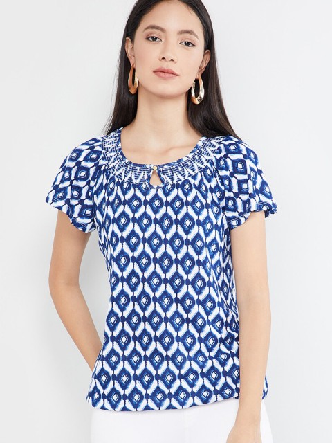 

max Women Off-White Printed Top