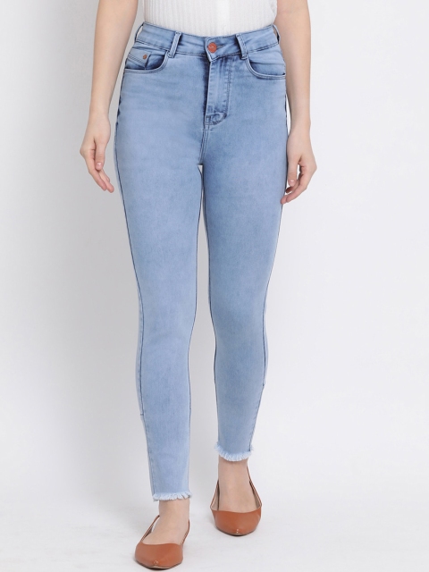 

Code 61 Women Blue Skinny Fit High-Rise Clean Look Stretchable Jeans
