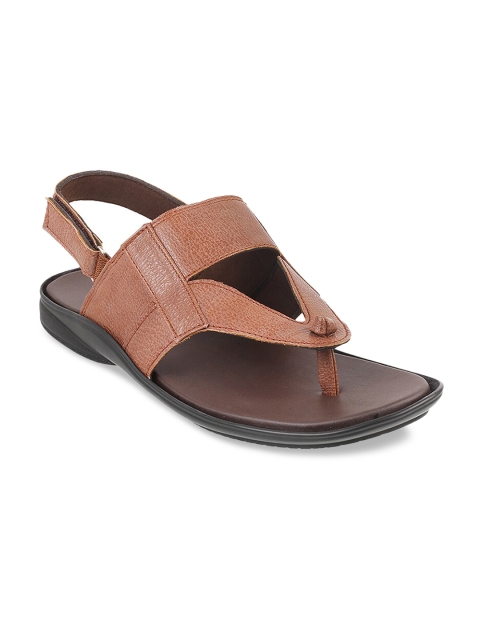 

WALKWAY Men Brown Comfort Sandals