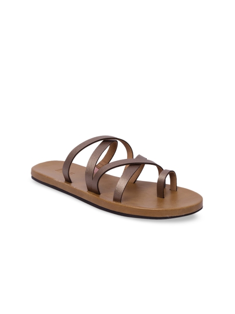 

Inc 5 Women Brown Solid One Toe Flats