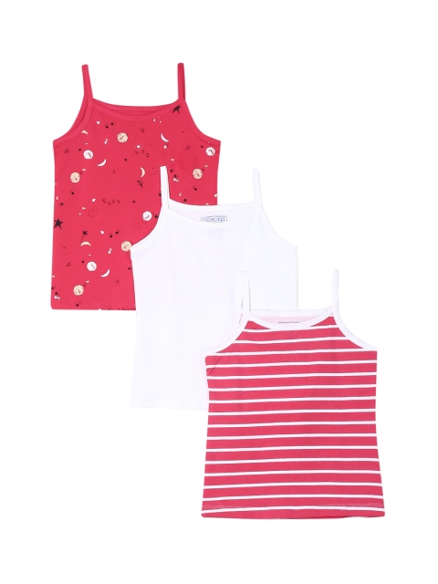 

Cherokee Girls Pack Of 3 Camisoles, Pink