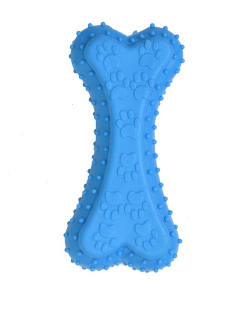 

Heads Up For Tails Blue Textured Twistee Collection Chewing Dog Bone