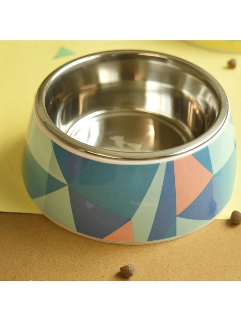 

Heads Up For Tails Multi-Colored Printed Anti-Skid Dog Pet Bowls