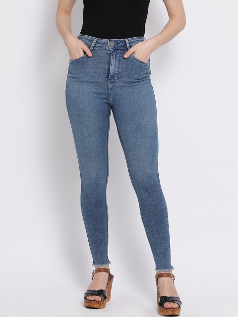 

Code 61 Women Blue CHELA Skinny Fit High Rise Jeans