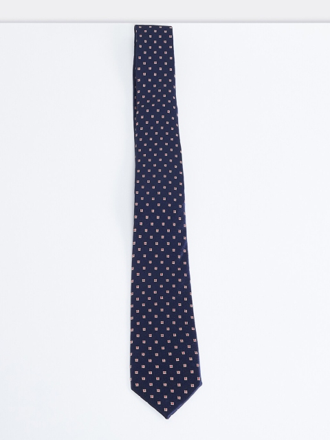 

max Blue & Red Printed Broad Tie