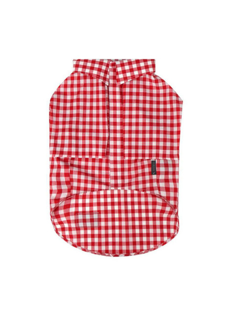 

Heads Up For Tails Red & White Checked Dog Shirt