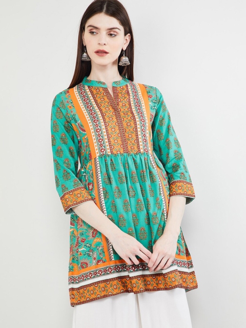 

max Green Printed Tunic