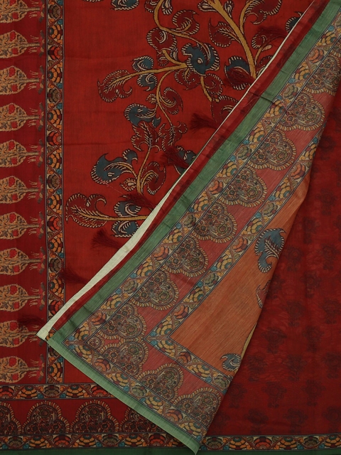 

Pothys Maroon Woven Design Pure Cotton Saree