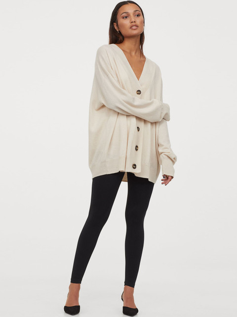 

H&M Women Black Seamless Leggings
