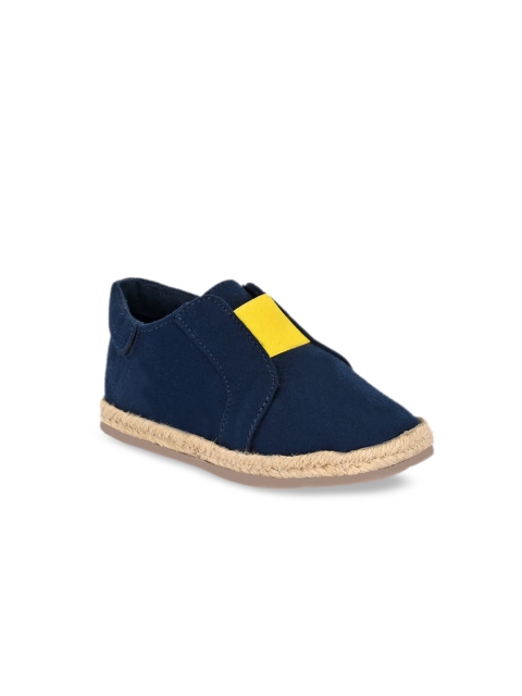 

Zebba Boys Blue Colourblocked Slip-On Sneakers