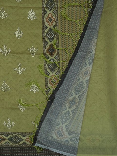 

Pothys Green Woven Design Pure Cotton Saree