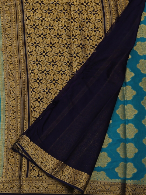 

Pothys Blue Woven Design Saree