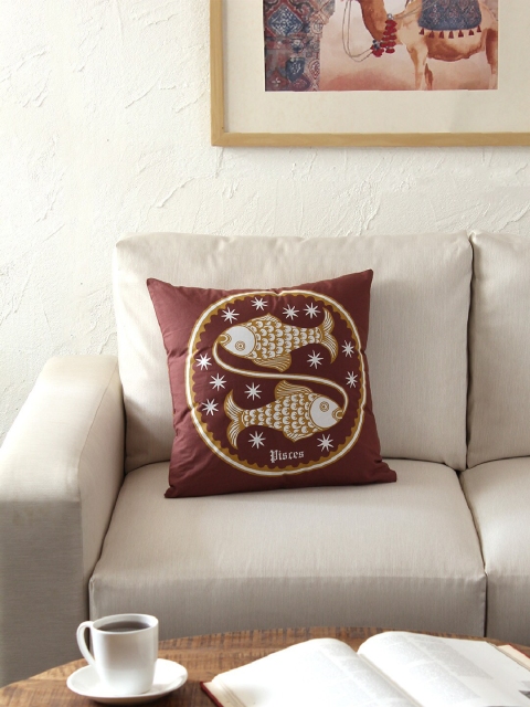 

House This Brown Single Quirky Square Cushion Covers