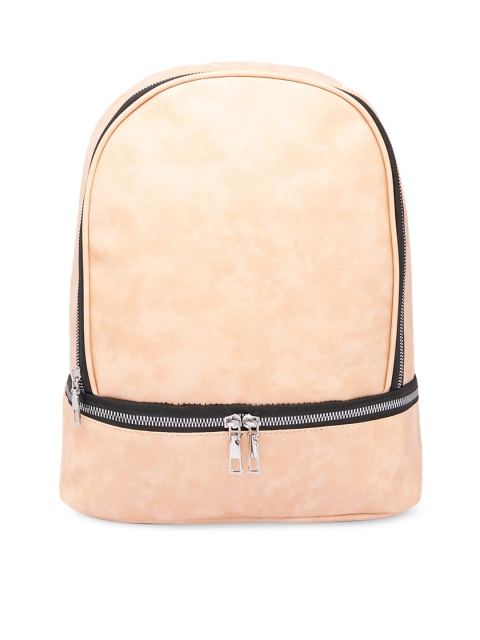 

Satchel Bags Women Beige Solid Backpack