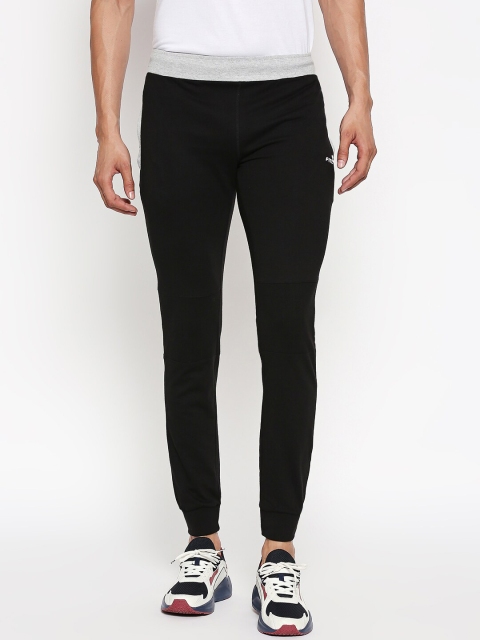 

FiTZ Men Black Solid Bio-Wash Slim Fit Joggers