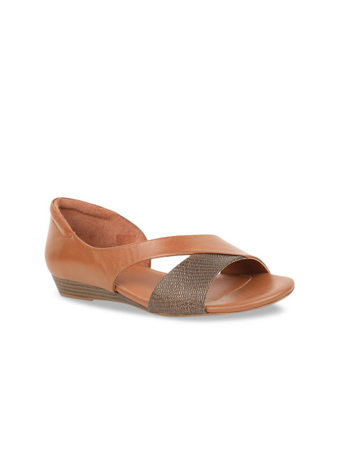 

Naturalizer Women Brown Solid Sandals