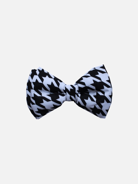 

LANA PAWS Black & White Houndstooth Dog Bow Tie