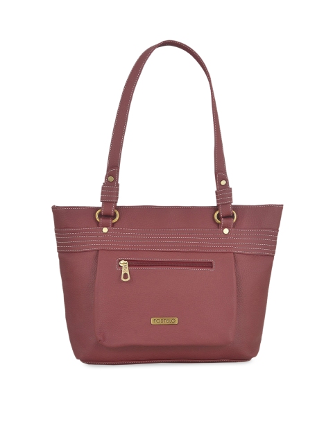 

Fostelo Maroon Solid Shoulder Bag