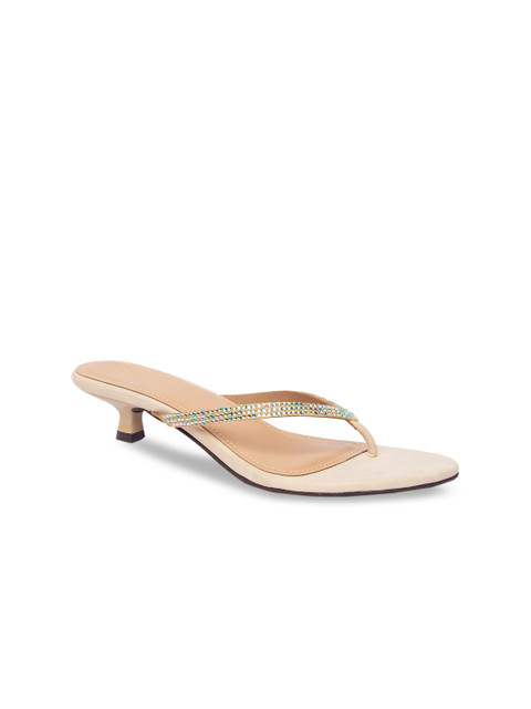 

Inc 5 Women Gold-Toned Embellished Heels