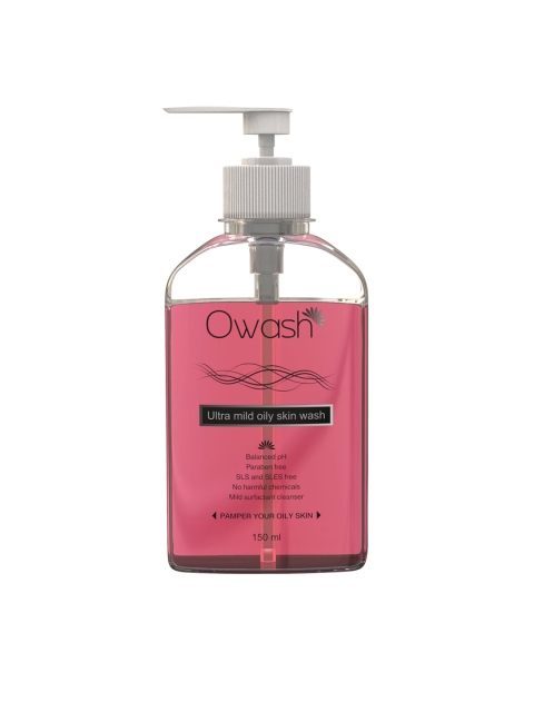 

Owash Unisex Ultra Mild Oily Skin Wash 150 g, Transparent