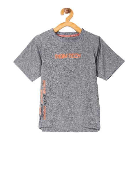 

Cherokee Boys Grey Printed Round Neck T-shirt