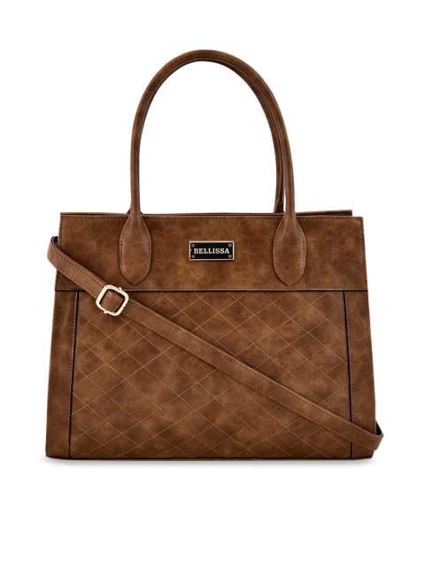 

Bellissa Brown Textured Shoulder Bag