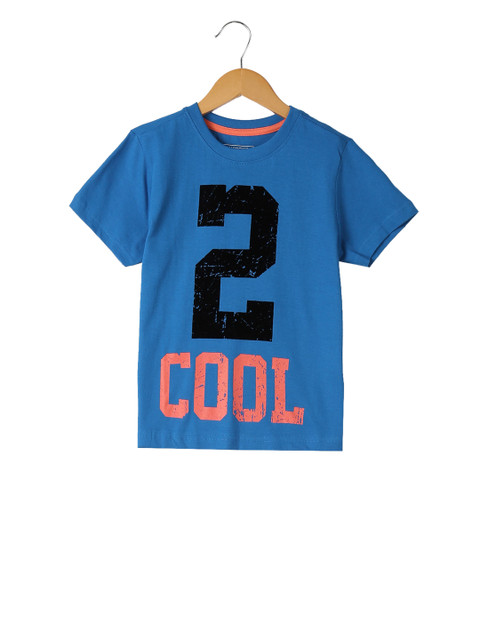 

Cherokee Boys Blue Printed Round Neck T-shirt