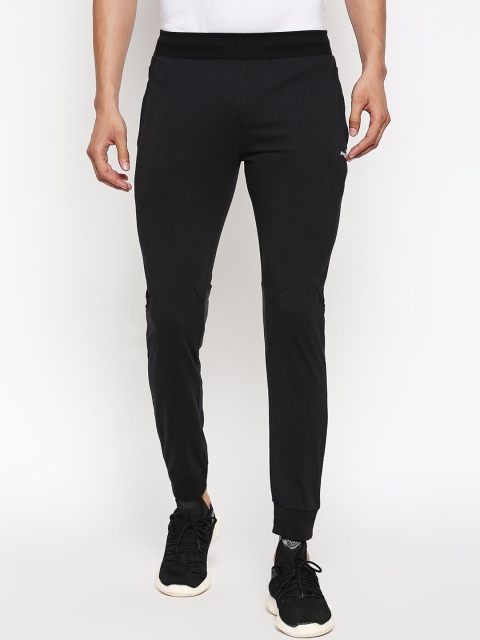 

FiTZ Men Black Solid Bio-Wash Slim Fit Joggers