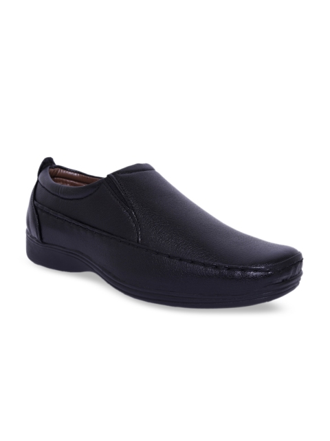 

Fashion Victim Men Black Solid Formal Slip-Ons