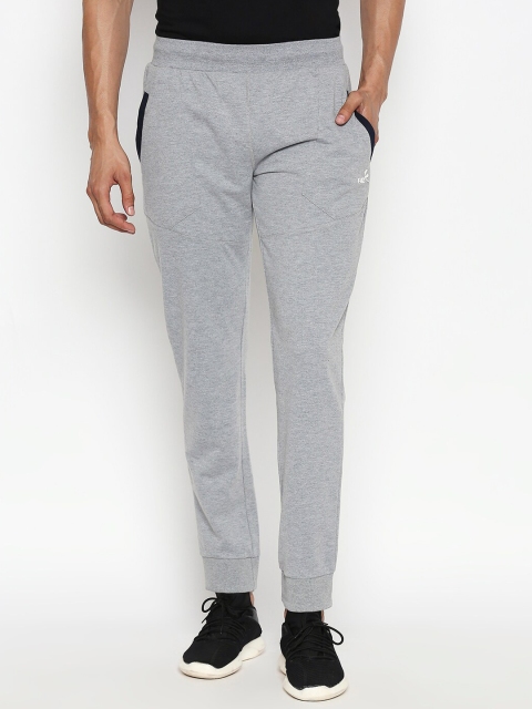 

FiTZ Men Grey Solid Bio-Wash Slim Fit Joggers