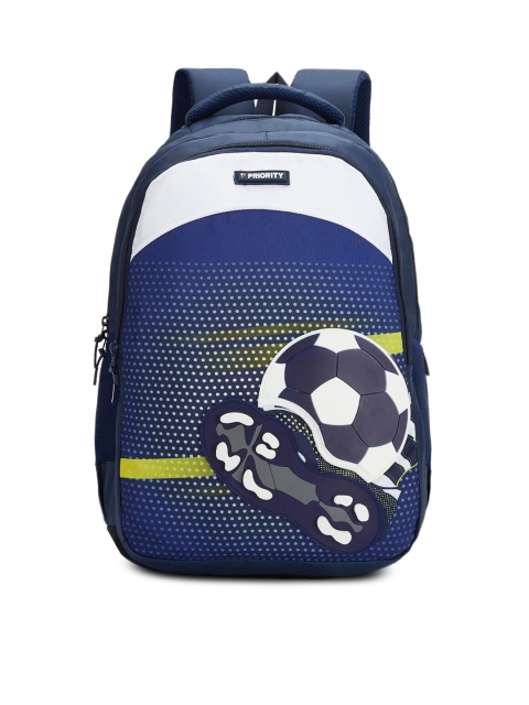 

Priority Unisex Blue Graphic Backpack