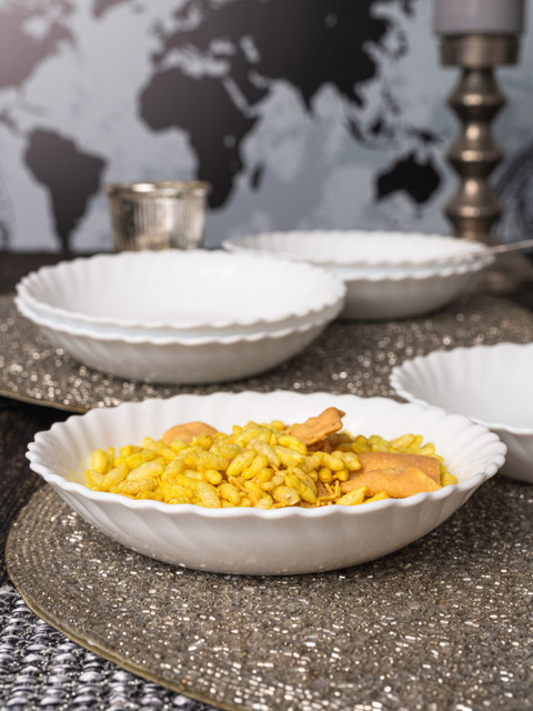 

LaOpala Classique Chat Plate (Set of 6pcs), White