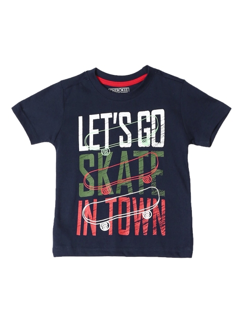 

Cherokee Boys Blue Printed Round Neck T-shirt