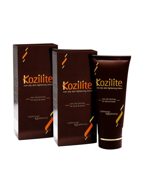 

Kozilite Set of 2 Non Oily Skin Lightening Lotions 50gm, White